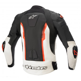 Alpinestars Missile V2 Leather Black White Red Fluo