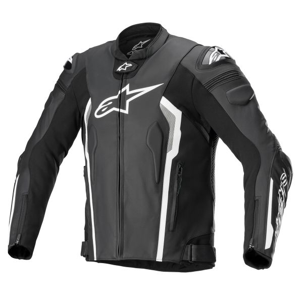 Giacche moto Alpinestars Missile V2 Leather Black White