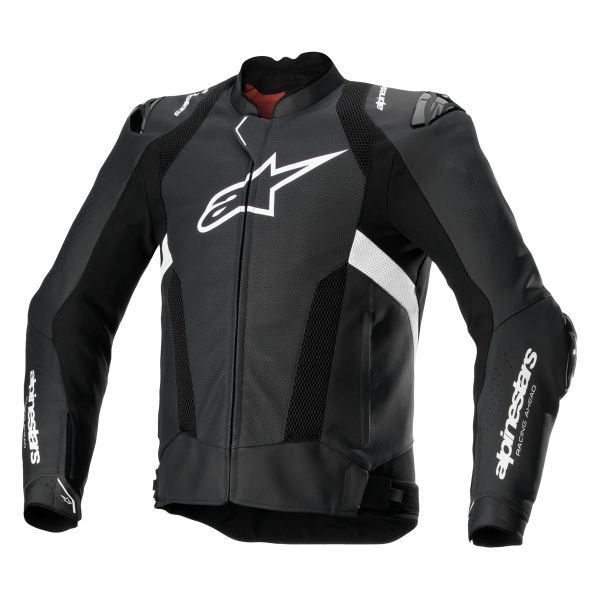 Giacche moto Alpinestars Missile V3 Airflow Black White Giacche moto Alpinestars Missile V3 Airflow Black White