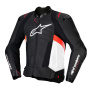 Giacche moto Alpinestars Missile V3 Black White Red Fluo