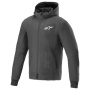 Giacche moto Alpinestars Radium Tech Hoodie Black White