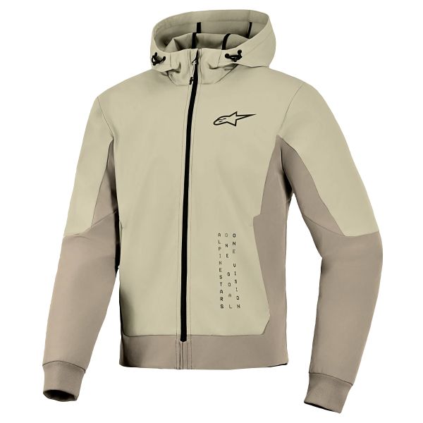 Giacche moto Alpinestars Radium Tech Hoodie Mastic Aluminium