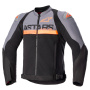 Giacche moto Alpinestars Smx Air Grigio Scuro Nero Arancione Fluo