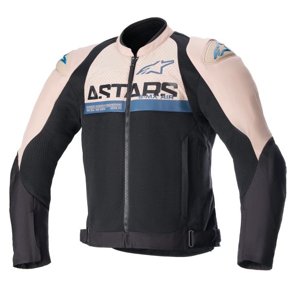Giacche moto Alpinestars Smx Air Marrone chiaro Nero Blu Sodalite