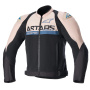 Giacche moto Alpinestars Smx Air Marrone chiaro Nero Blu Sodalite