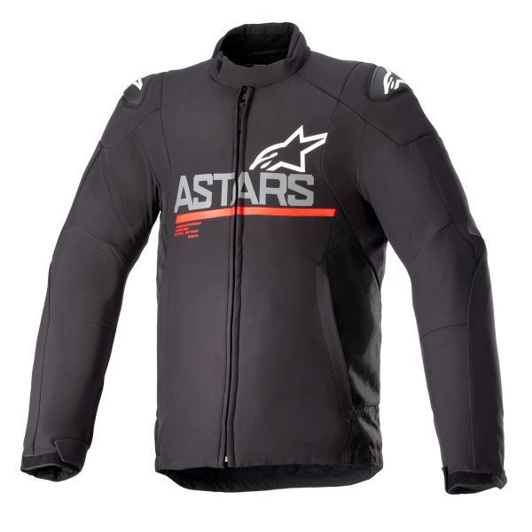 Giacche moto Alpinestars SMX Impermeabile Nero Grigio Cenere Rosso Brillante Giacche moto Alpinestars SMX Impermeabile Nero Grigio Cenere Rosso Brillante