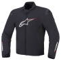 Giacche moto Alpinestars SMX Waterproof Black White Bright Red