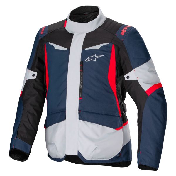 Giacche Moto Lunghe Alpinestars ST-1 Waterproof Dark Blue Black Bright Red Giacche Moto Lunghe Alpinestars ST-1 Waterproof Dark Blue Black Bright Red