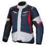 Giacche Moto Lunghe Alpinestars ST-1 Waterproof Dark Blue Black Bright Red
