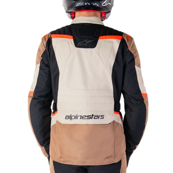 Alpinestars ST-1 Waterproof Dark Khaki Sand Black Red Fluo