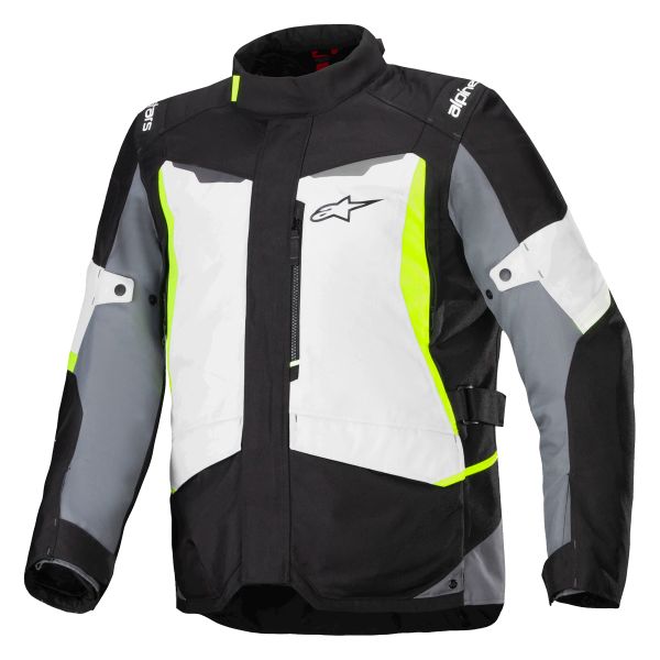 Giacche Moto Lunghe Alpinestars ST-1 Waterproof Ice Gray Black Yellow Fluo Giacche Moto Lunghe Alpinestars ST-1 Waterproof Ice Gray Black Yellow Fluo