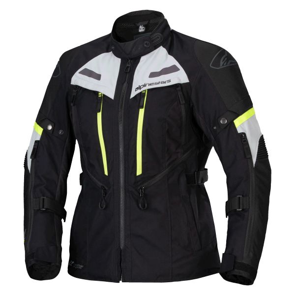 Giacche Moto Lunghe Alpinestars Stella Bogota Pro Drystar Black Ice Gray Yellow Fluo Giacche Moto Lunghe Alpinestars Stella Bogota Pro Drystar Black Ice Gray Yellow Fluo