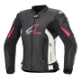 Giacche moto Alpinestars Stella GP Plus V4 Black White Diva Pink