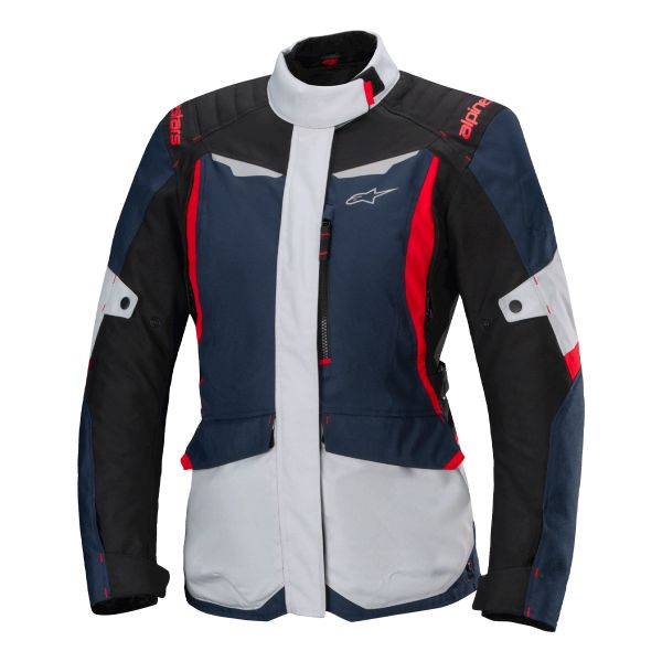 Giacche Moto Lunghe Alpinestars Stella ST-1 Waterproof Dark Blue Black Bright Red Giacche Moto Lunghe Alpinestars Stella ST-1 Waterproof Dark Blue Black Bright Red