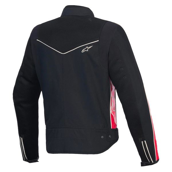 Alpinestars Stella T-Dyno Air Nero Rosso Brillante Fucsia