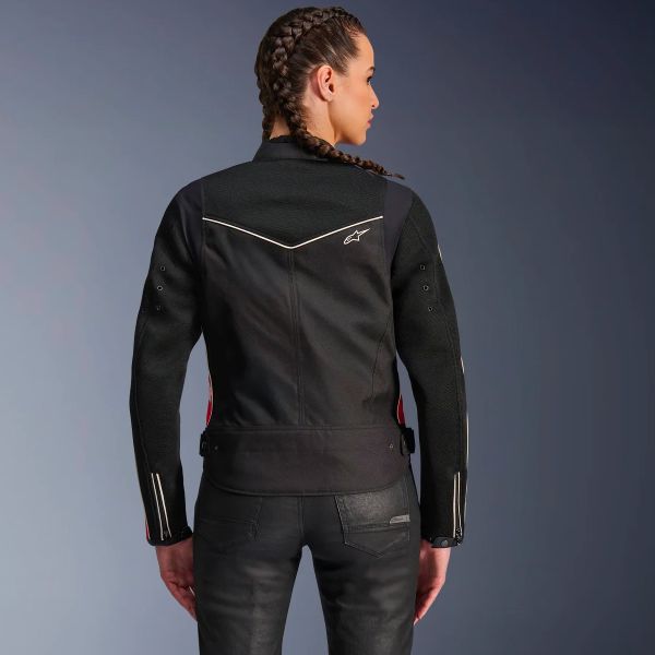 Alpinestars Stella T-Dyno Air Nero Rosso Brillante Fucsia