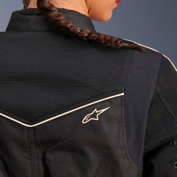 Alpinestars Stella T-Dyno Air Nero Rosso Brillante Fucsia