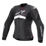Giacche moto Alpinestars Stella T-GP Plus R V4 Airflow Black White