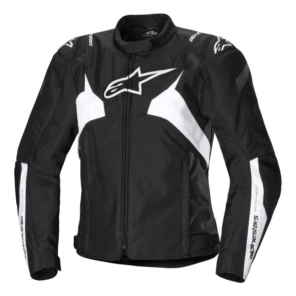 Giacche moto Alpinestars Stella T-Jaws V4 WP Black White Giacche moto Alpinestars Stella T-Jaws V4 WP Black White