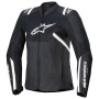 Giacche moto Alpinestars Stella T-SPS Air V2 Nero Bianco