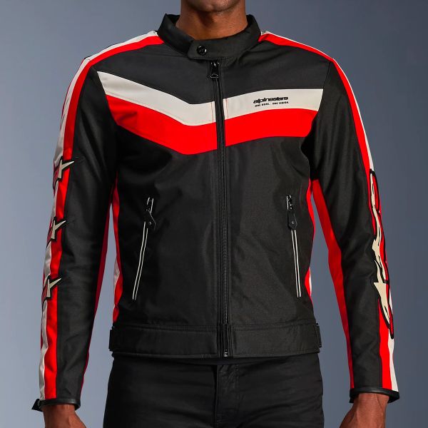 Alpinestars T-Dyno WR Nero Rosso brillante Ecrù