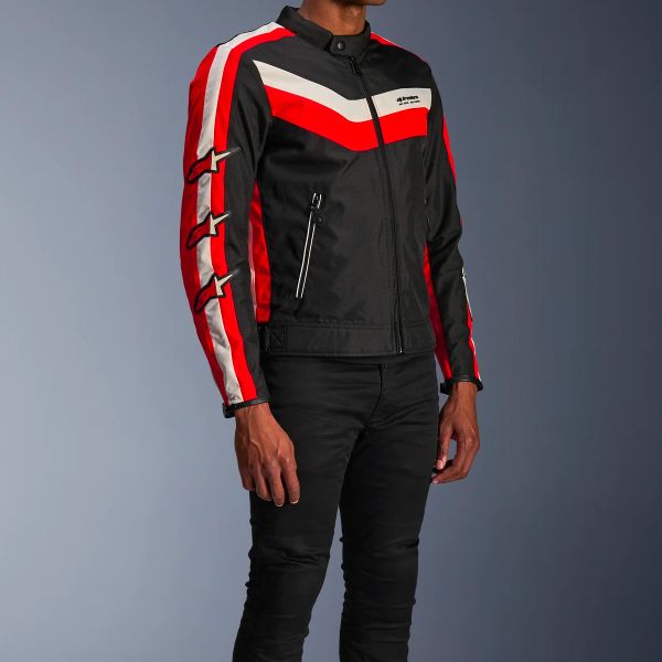 Alpinestars T-Dyno WR Nero Rosso brillante Ecrù