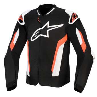 Giacche moto Alpinestars T-GP Air Black Red Fluo