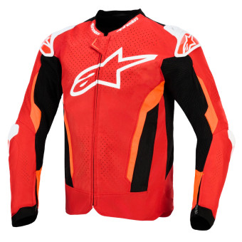 Giacche moto Alpinestars T-GP Air Bright Red Red Fluo Black