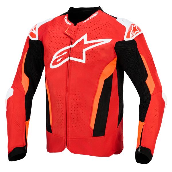 Giacche moto Alpinestars T-GP Air Bright Red Red Fluo Black