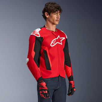 Alpinestars T-GP Air Bright Red Red Fluo Black