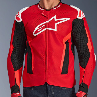 Alpinestars T-GP Air Bright Red Red Fluo Black