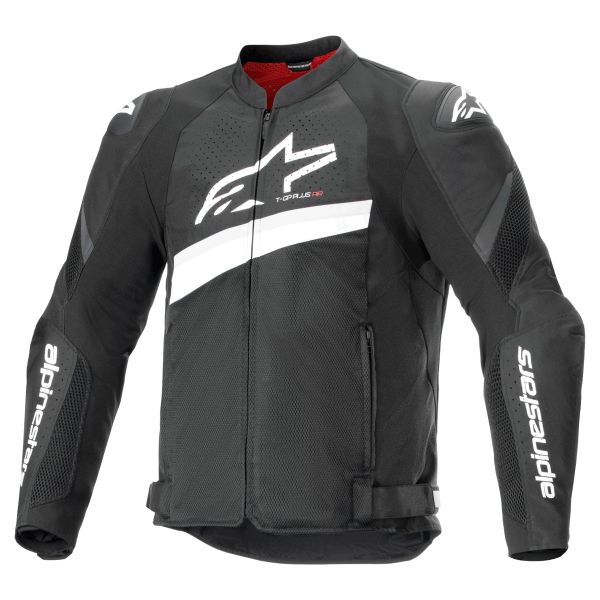 Giacche moto Alpinestars T-GP Plus R V4 Airflow Black White Giacche moto Alpinestars T-GP Plus R V4 Airflow Black White