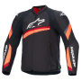 Giacche moto Alpinestars T-GP Plus R V4 Black Red Fluo
