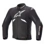 Giacche moto Alpinestars T-GP R V3 Drystar Black White