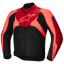 Giacche moto Alpinestars T-Jaws V4 WP Black Red Fluo Dark Red