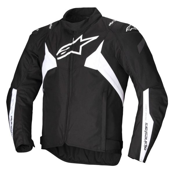 Giacche moto Alpinestars T-Jaws V4 WP Black White Giacche moto Alpinestars T-Jaws V4 WP Black White