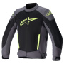 Giacche moto Alpinestars T SP X Superair Tar Grigio Nero Giallo Fluo