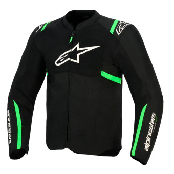 Giacche moto Alpinestars T-SPS Air V2 Black Fluo Green