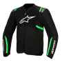 Giacche moto Alpinestars T-SPS Air V2 Black Fluo Green