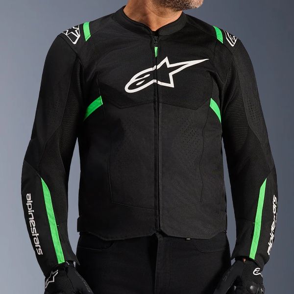 Alpinestars T-SPS Air V2 Black Fluo Green