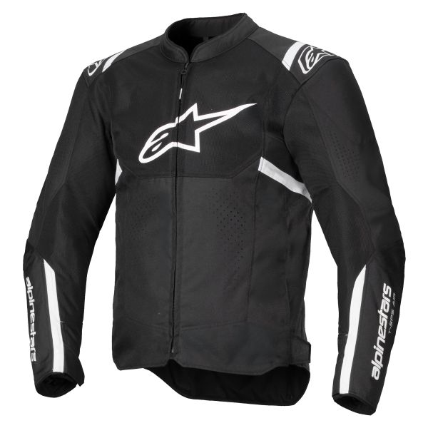 Giacche moto Alpinestars T-SPS Air V2 Nero Bianco Rosso Fluo