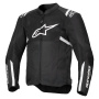 Giacche moto Alpinestars T-SPS Air V2 Nero Bianco Rosso Fluo