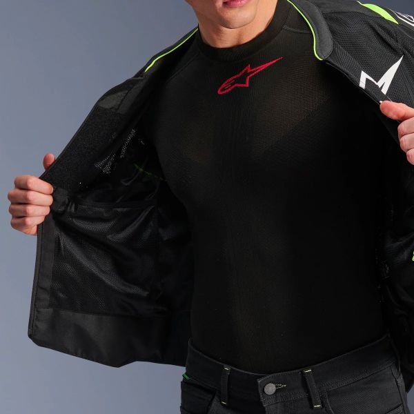 Alpinestars T-SPS Air V2 Nero Giallo Fluo