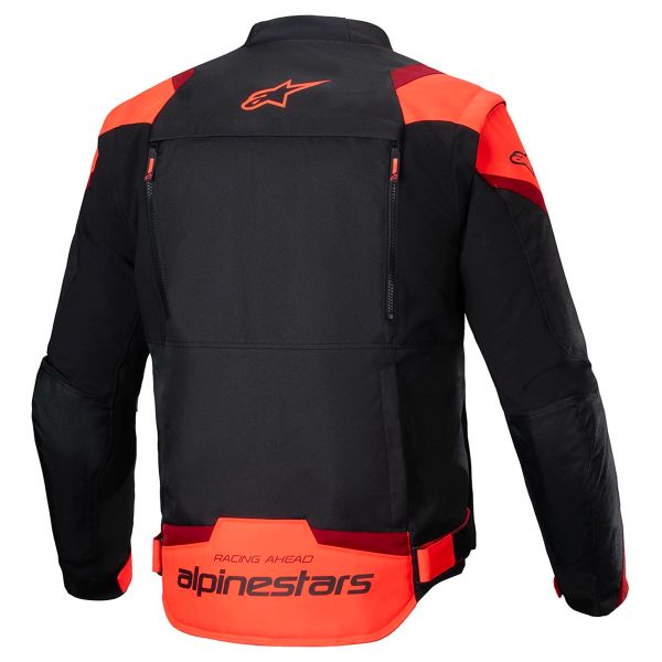 Alpinestars T-Stunt Air Nero Rosso Fluo Rosso Scuro