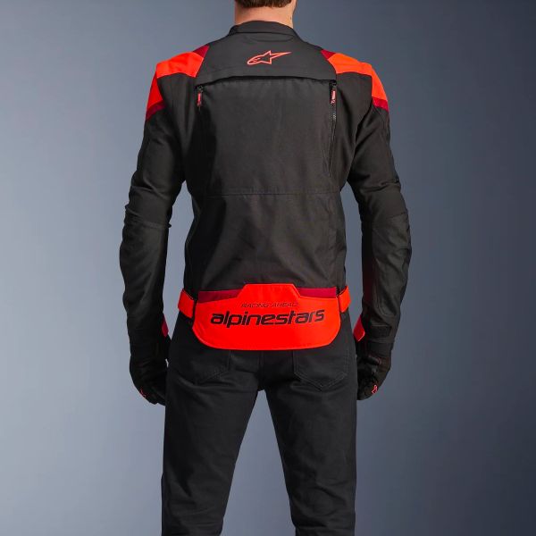 Alpinestars T-Stunt Air Nero Rosso Fluo Rosso Scuro