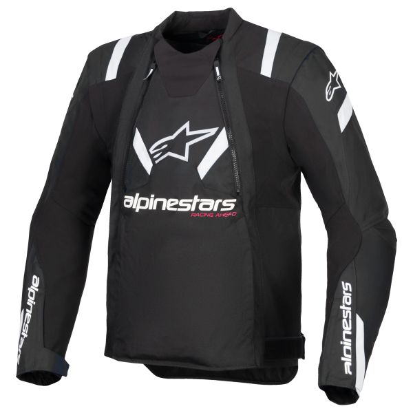 Giacche moto Alpinestars T-Stunt Air Nero Bianco Giacche moto Alpinestars T-Stunt Air Nero Bianco