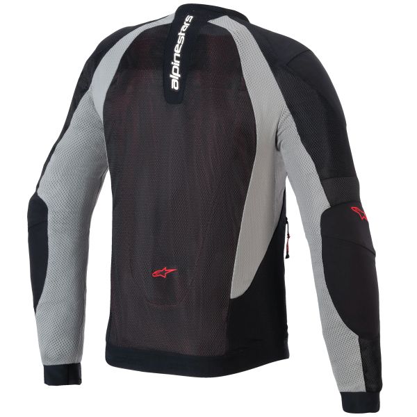 Alpinestars Troop Air Nero Grigio Cenere Rosso Brillante