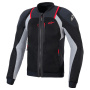 Giacche moto Alpinestars Troop Air Pro nero grigio cenere rosso brillante