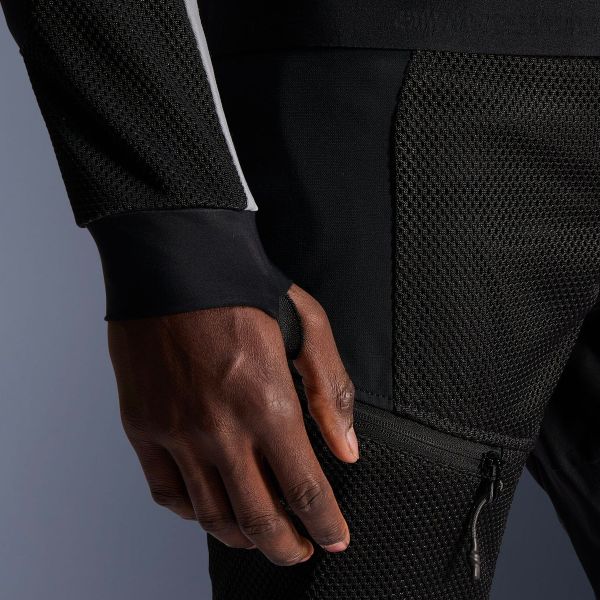 Alpinestars Troop Air Pro nero grigio cenere rosso brillante