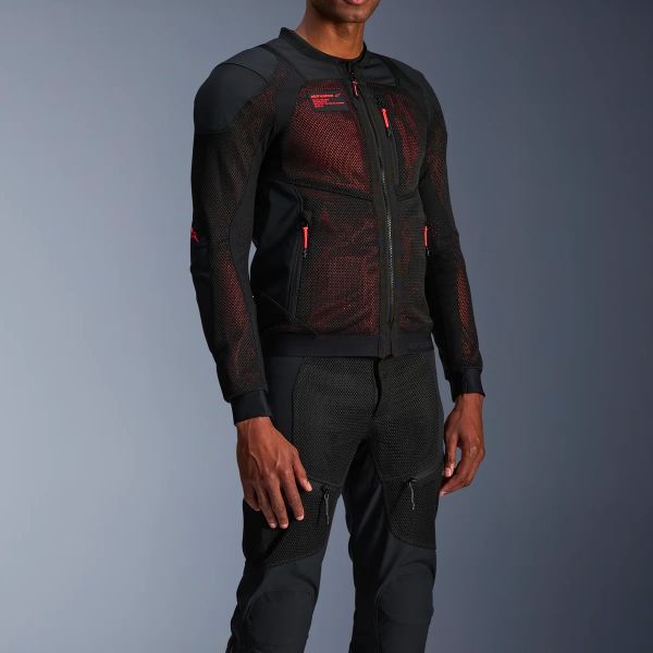 Alpinestars Troop Air Pro Nero Rosso Fluo